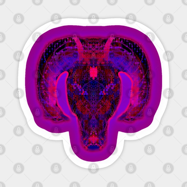 Aries 6c Boysenberry Sticker by Boogie 72